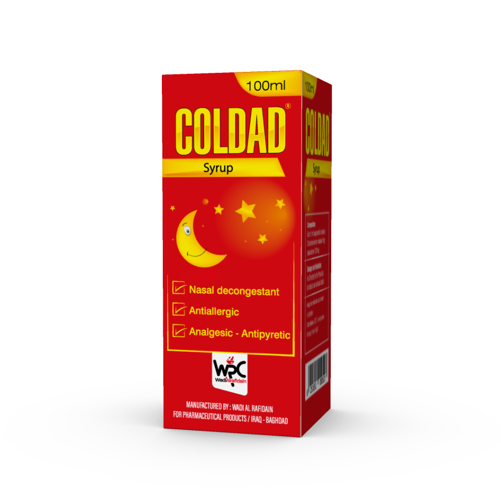 COLDAD Oral Syrup Alrafidain pharma oleum-jac-hahnemann-homoeo-research
